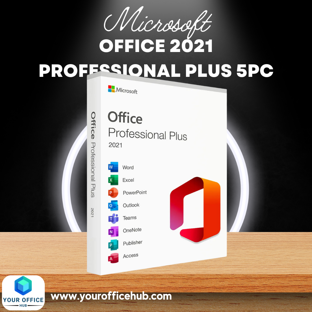 Unleashing Productivity with Microsoft Office 2021 Professional Plus: A Lifetime License for 5 PCs