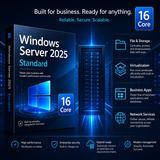 Windows Server 2025 Standard 16 Core 20 User