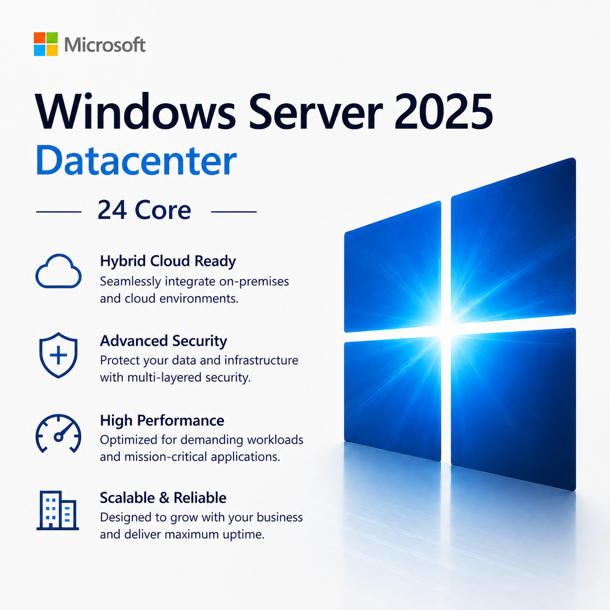 Windows Server 2025 Datacenter 24 Core