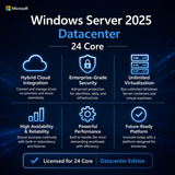 Windows Server 2025 Datacenter 24 Core