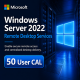 Microsoft Windows Server 2022 Remote Desktop 50 User CAL