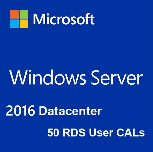 Windows Server 2016 Datacenter + 50 RDS User CALs - Your Office Hub