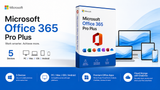 Microsoft Office 365 Pro Plus 5 devices PC/MAC/iOS/ANDROID
