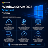 Microsoft Windows Server 2022 Standard 16 Core