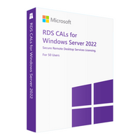 Microsoft Windows Server 2022 Remote Desktop 50 User CAL