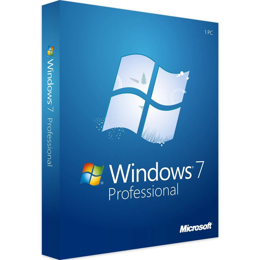 Windows 7 Professional with SP1 Product Key for 32 / 64 Bit - NOT FOR VISTA UPGRADE - yourofficehub