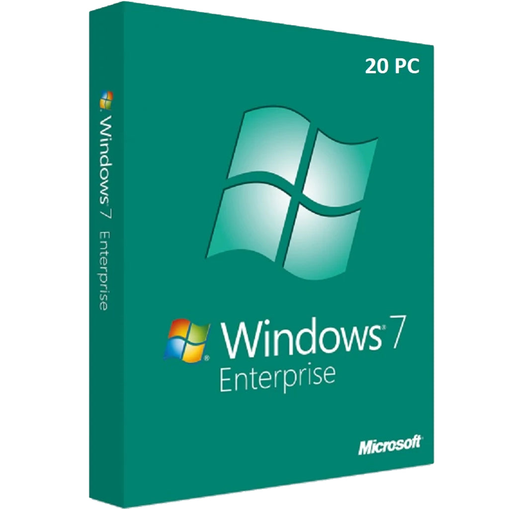 Windows 7 Enterprise, Windows 7 Enterprise 32bit/64bit for 20 PC Devices